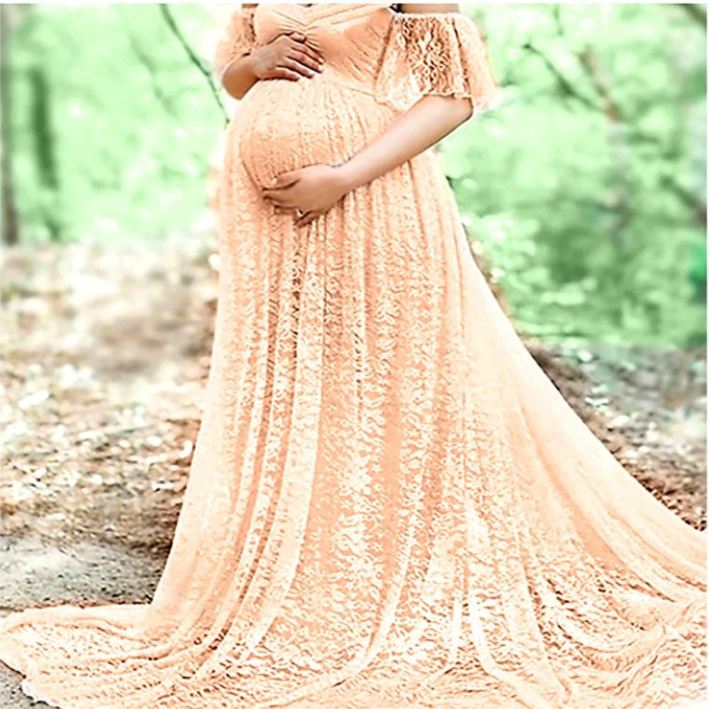 Lace Maternity Dress